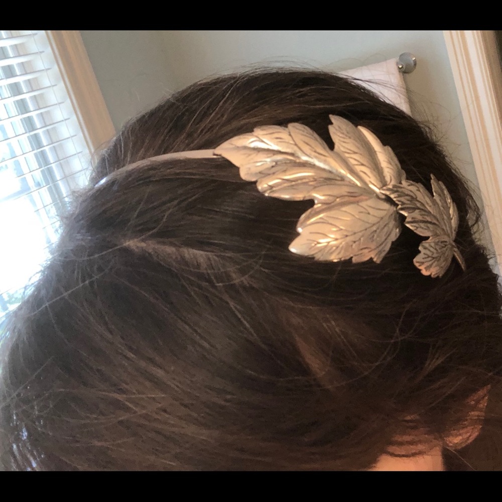 Metal Leaf headband